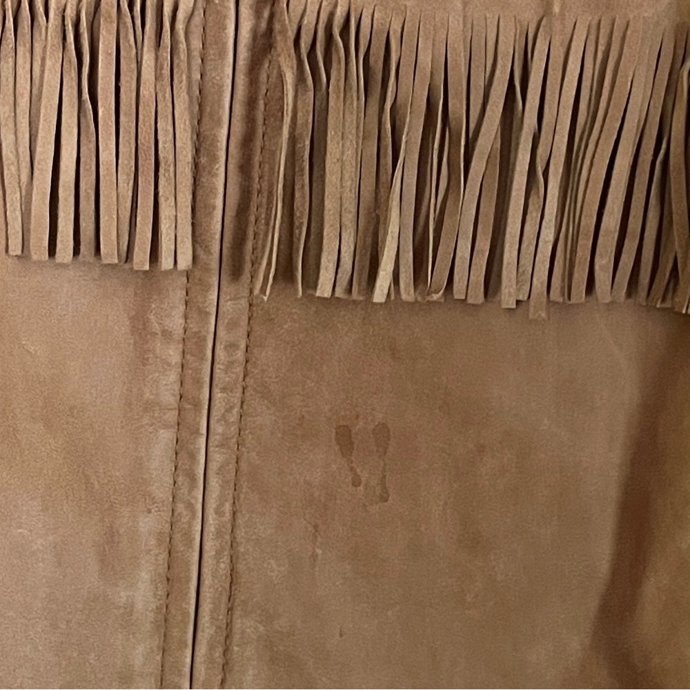 Sundance | Vintage Fringed Leather Zip Jacket ♥ EUC - Picture 7 of 7